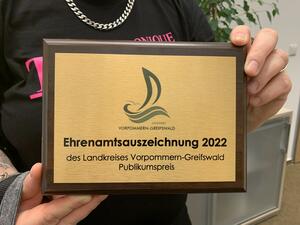 Torgelower Interessengemeinschaft gewinnt Publikumspreis anlässlich der Ehrenamtsauszeichnung 2022